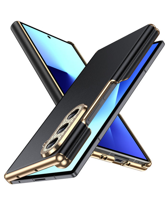 LeYi for Samsung Galaxy Z Fold 7 Case with High Classy Luxury Leather