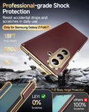 LeYi for Samsung Galaxy Z Fold 7 Case with High Classy Luxury Leather