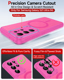 LeYi for Samsung S21-Ultra Case: S21 Ultra Phone Case [Magnet Fit], Raised Camera Guard Slim Matte Translucent Smooth Soft-Touch Funda para S21 Ultra