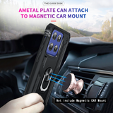 LeYi for Motorola Moto G Stylus 5G 2025 Case, Motorola G Stylus 5G 2025 Phone Case with Glass Screen Protector Replacement, Military-Grade Shockproof Magnetic Ring Stand Cell Android Case Cover