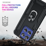 LeYi for Motorola Moto G Stylus 5G 2025 Case, Motorola G Stylus 5G 2025 Phone Case with Glass Screen Protector Replacement, Military-Grade Shockproof Magnetic Ring Stand Cell Android Case Cover