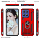 LeYi for Motorola Moto G Stylus 5G 2025 Case, Motorola G Stylus 5G 2025 Phone Case with Glass Screen Protector Replacement, Military-Grade Shockproof Magnetic Ring Stand Cell Android Case Cover