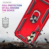 LeYi for Samsung Galaxy A25 5G Case with Glass Screen Protector Replacement, Military-Grade Shockproof Magnetic Ring Stand Cell Android Case Cover
