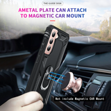 LeYi for Samsung Galaxy S21 Phone Case, Samsung S21 Phone Case, Military-Grade Shockproof Magnetic Ring Stand Cell Android Case Cover