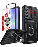 LeYi for Samsung Galaxy A37-5G Phone Case: 2 Packs Screen Protector, Samsung Galaxy A37 Phone Case Camera Cover, Military-Grade S25FE Protection