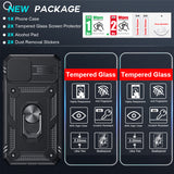 LeYi for iPhone XR Phone Case: iPhone XR Case with Screen Protector X 1, Slide Camera Cover with Magnetic Stand, Heavy Duty Shockproof para iPhone XR Case for Women Girl