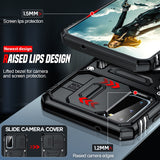 LeYi for Samsung Galaxy S20 Phone Case, with Camera Lens Cover Slider, Ring Stand Holder Military Grade Protective Shockproof Armour Cover for Samsung S20