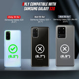 LeYi for Samsung Galaxy S20 Phone Case, with Camera Lens Cover Slider, Ring Stand Holder Military Grade Protective Shockproof Armour Cover for Samsung S20