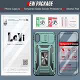 LeYi Compatible for iPhone X/XS Phone Case:iPhone X/XS Case with Screen Protector 2 PCS, Heavy Duty Protection para X/XS Case