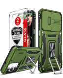 LeYi for Galaxy A16/A17-5G Phone Case: Screen Protector [2 Packs] with Camera Cover, Military-Grade Heavy Duty Protection