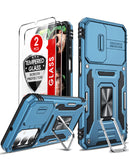 LeYi for Galaxy A16/A17-5G Phone Case: Screen Protector [2 Packs] with Camera Cover, Military-Grade Heavy Duty Protection