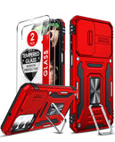 LeYi Samsung A16 5G Phone Case: A16 5G Screen Protector, Magnetic Rotatable Kickstand, Heavy Duty Shockproof