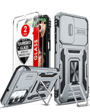 LeYi for Galaxy A16/A17-5G Phone Case: Screen Protector [2 Packs] with Camera Cover, Military-Grade Heavy Duty Protection