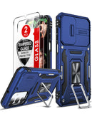 LeYi for Galaxy A16/A17-5G Phone Case: Screen Protector [2 Packs] with Camera Cover, Military-Grade Heavy Duty Protection