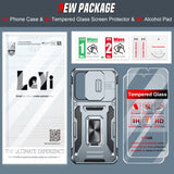 LeYi Compatible for Samsung Galaxy A16 Phone Case: Samsung A16 Case with Screen Protector 1 PCS, Heavy Duty Protection para A16 Case