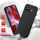 LeYi for Google Pixel 9A Cases, Pixel 9A Cover with Tempered Glass Screen Protectors, Soft Silicone Ultra Slim Shockproof Cover with Anti-Scratch Microfiber Lining Pixel 9A Case