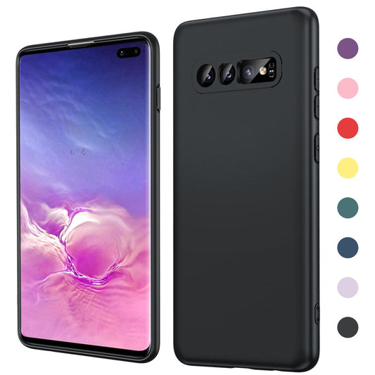 LeYi for Samsung Galaxy S10 Plus Cases, Galaxy S10 Plus Cover with Tempered Glass Screen Protectors, Soft Silicone Ultra Slim Shockproof Cover with Anti-Scratch Microfiber Lining Galaxy S10+ Case
