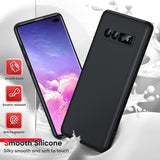 LeYi for Samsung Galaxy S10 Plus Cases, Galaxy S10 Plus Cover with Tempered Glass Screen Protectors, Soft Silicone Ultra Slim Shockproof Cover with Anti-Scratch Microfiber Lining Galaxy S10+ Case