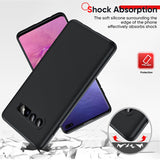 LeYi for Samsung Galaxy S10 Plus Cases, Galaxy S10 Plus Cover with Tempered Glass Screen Protectors, Soft Silicone Ultra Slim Shockproof Cover with Anti-Scratch Microfiber Lining Galaxy S10+ Case
