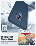 LeYi for Galaxy S9 Plus Cases, Samsung Galaxy S9 Plus Phone Cover with Tempered Glass Screen Protectors, Soft Silicone Ultra Slim Shockproof Cover with Anti-Scratch Microfiber Lining S9+ Case