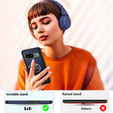 LeYi for Google Pixel 8 Case with Glass Screen Protector and Lens Protector, Shockproof Heavy Duty Protective Slim Fit Google Pixel 8 Cell Phone Case Cover with Rotatable Ring Holder Magnetic Kickstand for Women