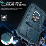 LeYi for iPhone 15 Pro Max 5G Phone Case: iPhone 15 Pro Max Case with Screen Protector X 2, Slide Camera Cover with Magnetic Stand, Heavy Duty Shockproof para 15 Case for Women Girl