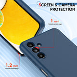 LeYi for Galaxy A13 5G Phone Cases, Samsung A13 5G Cover with Tempered Glass Screen Protectors, Soft Silicone Ultra Slim Shockproof Cover with Anti-Scratch Microfiber Lining Galaxy A 13 Case