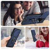 LeYi for Honor Magic 7 Lite 5G Case: Honour Magic 7 Lite Case with Tempered Glass Screen Protector, [Military-Grade] Shockproof Kickstand Phone Cover