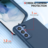 LeYi for Galaxy S21 FE Cases, Samsung S21 FE Cover with Tempered Glass Screen Protectors, Soft Silicone Ultra Slim Shockproof Cover with Anti-Scratch Microfiber Lining S 21FE Case