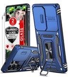 LeYi Compatible for Samsung Galaxy S25 Ultra Phone Case: Samsung S25 Ultra Case with Screen Protector 2 PCS, Heavy Duty Protection para S25 Ultra Case