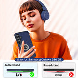 LeYi for Samsung Galaxy S26 Case with Glass Screen Protector and Lens Protector, Shockproof Heavy Duty Protective Slim Fit Samsung Galaxy S26 Cell Phone Case Cover with Rotatable Ring Holder Magnetic Kickstand for Women