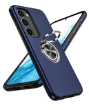 LeYi for Samsung Galaxy S23 Case, Shockproof Heavy Duty Protective Slim Fit Samsung Galaxy S23 Cell Phone Case Cover with Rotatable Ring Holder Magnetic Kickstand for Women
