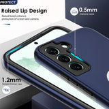 LeYi for Samsung Galaxy S22 Case, Shockproof Heavy Duty Protective Slim Fit Samsung Galaxy S22 Cell Phone Case Cover with Rotatable Ring Holder Magnetic Kickstand for Women