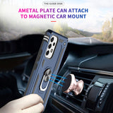 LeYi for Samsung Galaxy A53 Phone Case, Samsung A53 Phone Case with Glass Screen Protector Replacement, Military-Grade Shockproof Magnetic Ring Stand Cell Android Case Cover