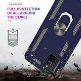 LeYi for Samsung Galaxy S10 Lite/A91/M80S Case with Glass Screen Protector Replacement, Military-Grade Shockproof Magnetic Ring Stand Cell Android Case Cover