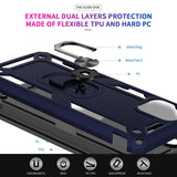 LeYi for Samsung Galaxy S10 Lite/A91/M80S Case with Glass Screen Protector Replacement, Military-Grade Shockproof Magnetic Ring Stand Cell Android Case Cover