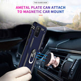 LeYi for Samsung Galaxy S10 Lite/A91/M80S Case with Glass Screen Protector Replacement, Military-Grade Shockproof Magnetic Ring Stand Cell Android Case Cover