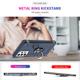 LeYi for Samsung Galaxy A53 Phone Case, Samsung A53 Phone Case with Glass Screen Protector Replacement, Military-Grade Shockproof Magnetic Ring Stand Cell Android Case Cover