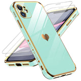 LeYi for iPhone 11 Case: with Tempered Glass Screen Protector [2 Pcs]+ Full Camera Lens Protection