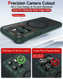 LeYi for Moto Edge 2026 Case: Compatible with Mag-Safe, Military-Grade Matte Translucent Soft-Touch Skin Funda para moto edge 2026