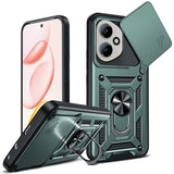 LeYi for Honor 400 5G Case:Honor 400 5G Case with Tempered Glass Screen Protector, [Military-Grade] Shockproof Kickstand Funda para