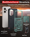 LeYi for Honor 400 5G Case:Honor 400 5G Case with Tempered Glass Screen Protector, [Military-Grade] Shockproof Kickstand Funda para