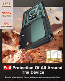 LeYi for Honor 400 Pro 5G Case:Honour 400 Pro Case with Tempered Glass Screen Protector, [Military-Grade] Shockproof Kickstand Funda para