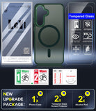 LeYi for Samsung Galaxy S24 5G/S25 5G Phone Case Compatible with MagSafe Slim Thin Magnetic Military Grade Shockproof Protective Cover