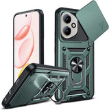 LeYi for Honor 400 5G Case:Honor 400 5G Case with Tempered Glass Screen Protector, [Military-Grade] Shockproof Kickstand Funda para