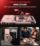 LeYi for Moto Edge-2026 Case: with Slide Camera Cover and Screen Protector, [Military-Grade] Cellphone Case Cover with Magnetic Ring Kickstand for Moto Edge 2026