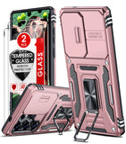 LeYi Compatible for Samsung Galaxy S25 Ultra Phone Case: Samsung S25 Ultra Case with Screen Protector 2 PCS, Heavy Duty Protection para S25 Ultra Case