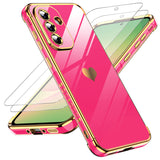 LeYi for Samsung Galaxy A56 5G Case: with Tempered Glass Screen Protector [2 Pcs]+ Full Camera Lens Protection