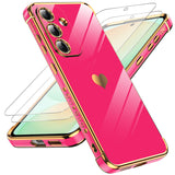 LeYi for Samsung Galaxy S25 FE 5G Case: with Tempered Glass Screen Protector [2 Pcs]+ Full Camera Lens Protection