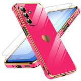 LeYi for Samsung Galaxy A17 5G Case: with Tempered Glass Screen Protector [2 Pcs]+ Full Camera Lens Protection